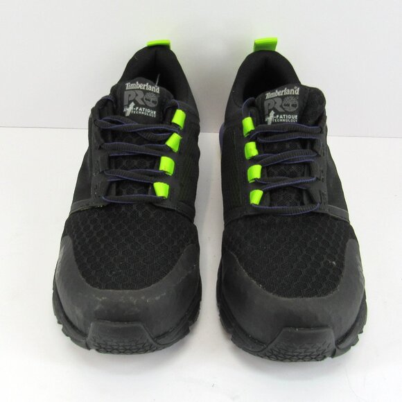 Timberland Pro589 Anti-Fatigue Women's Black & Purple Steel Toe Shoe Size 8.5W - Picture 1 of 9